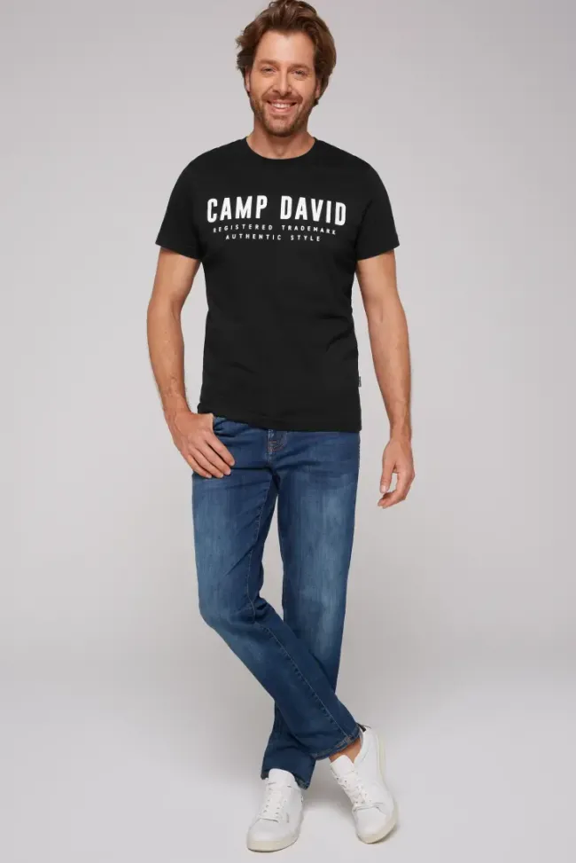 Herren CAMP DAVID & SOCCX Basic Logo T-Shirt