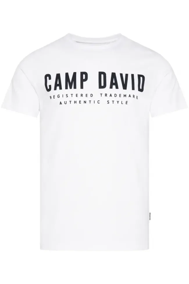 Herren CAMP DAVID & SOCCX Basic Logo T-Shirt