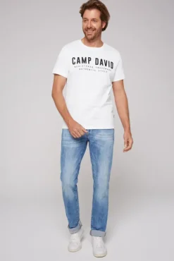 Herren CAMP DAVID & SOCCX Basic Logo T-Shirt
