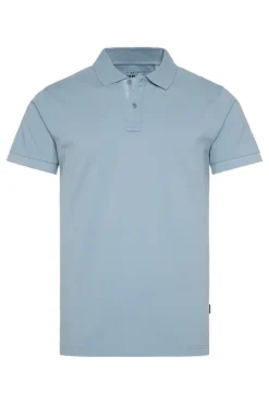 Herren CAMP DAVID & SOCCX Basic Pikee-Polo mit Trikotkragen new blue