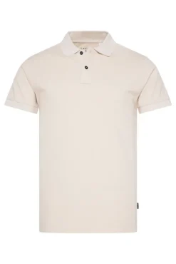 Herren CAMP DAVID & SOCCX Basic Pikee-Polo mit Trikotkragen light cappuccino