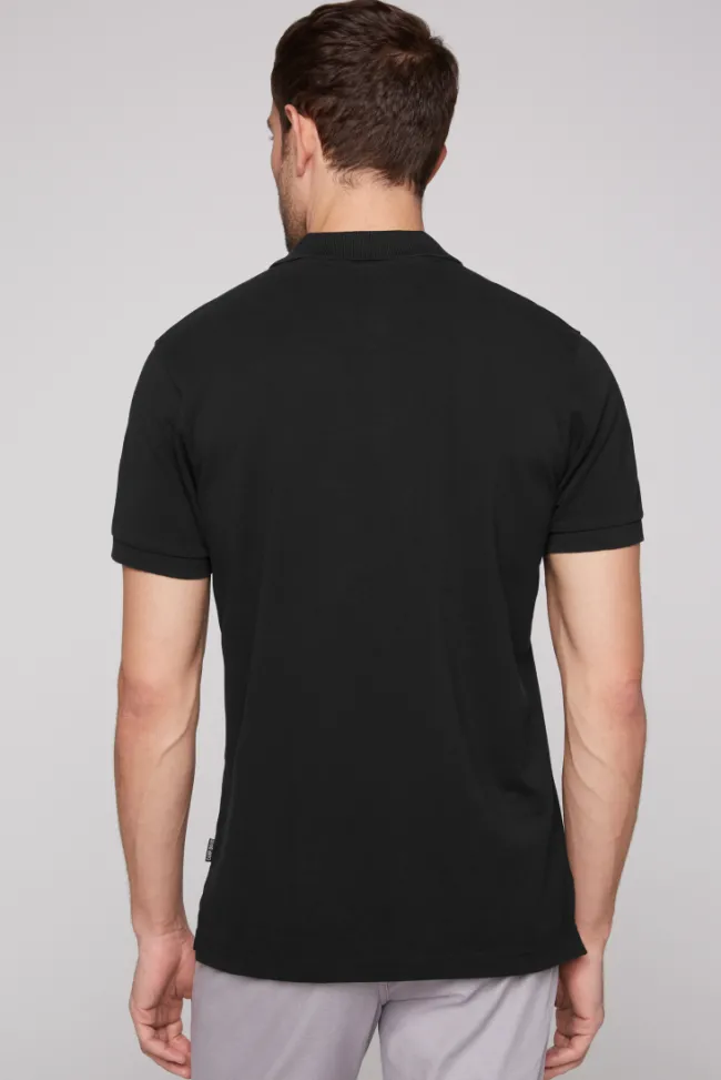 Herren CAMP DAVID & SOCCX Basic Pikee-Polo mit Trikotkragen