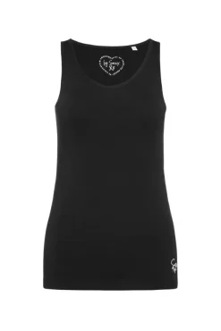 Damen CAMP DAVID & SOCCX Basic Top mit  Mini Logo Print