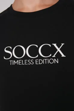 Damen CAMP DAVID & SOCCX Basic T-Shirt mit Logo Print