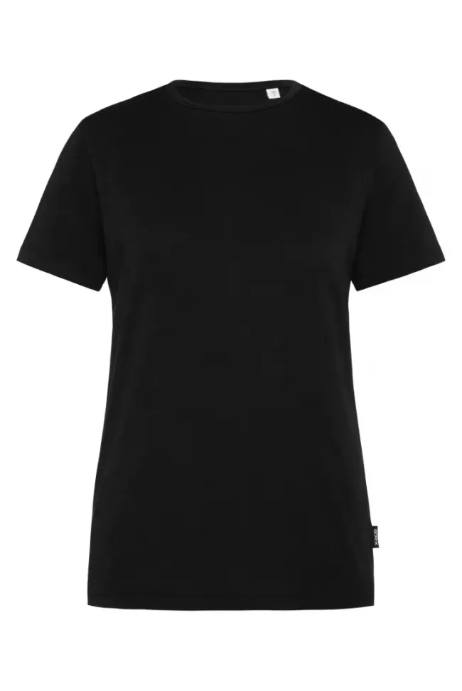 Damen CAMP DAVID & SOCCX Basic T-Shirt mit Rundhalsausschnitt