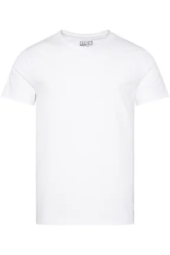 Herren CAMP DAVID & SOCCX Basic T-Shirt mit Rundhalsausschnitt, Doppelpack optic white / optic white