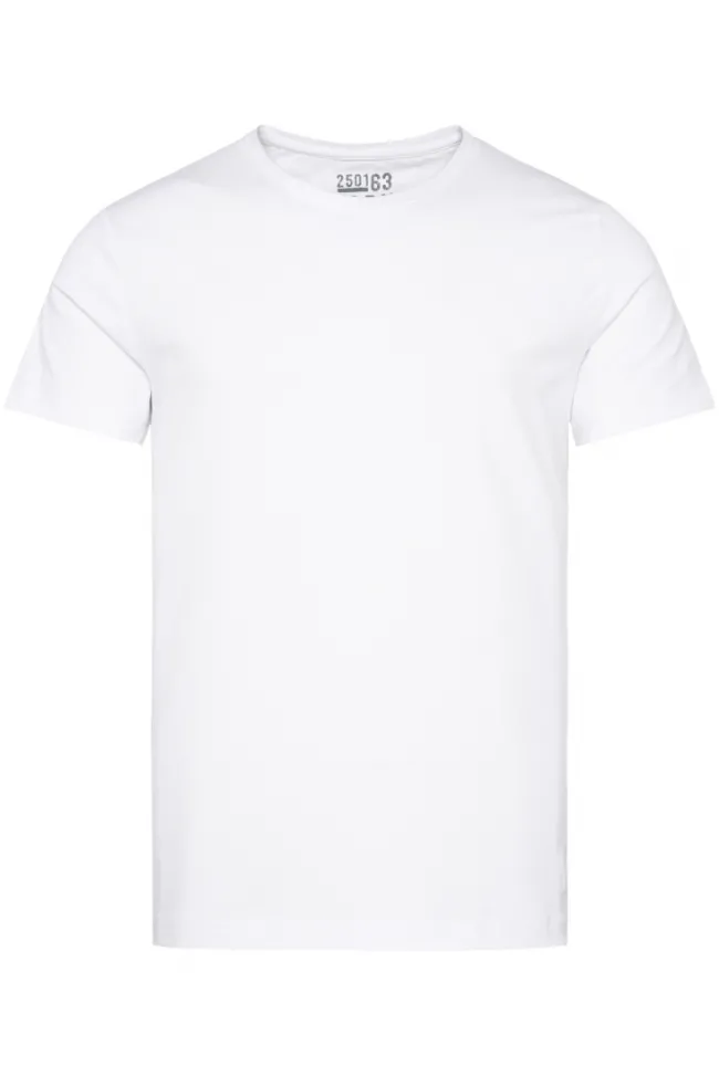 Herren CAMP DAVID & SOCCX Basic T-Shirt mit Rundhalsausschnitt, Doppelpack optic white / optic white