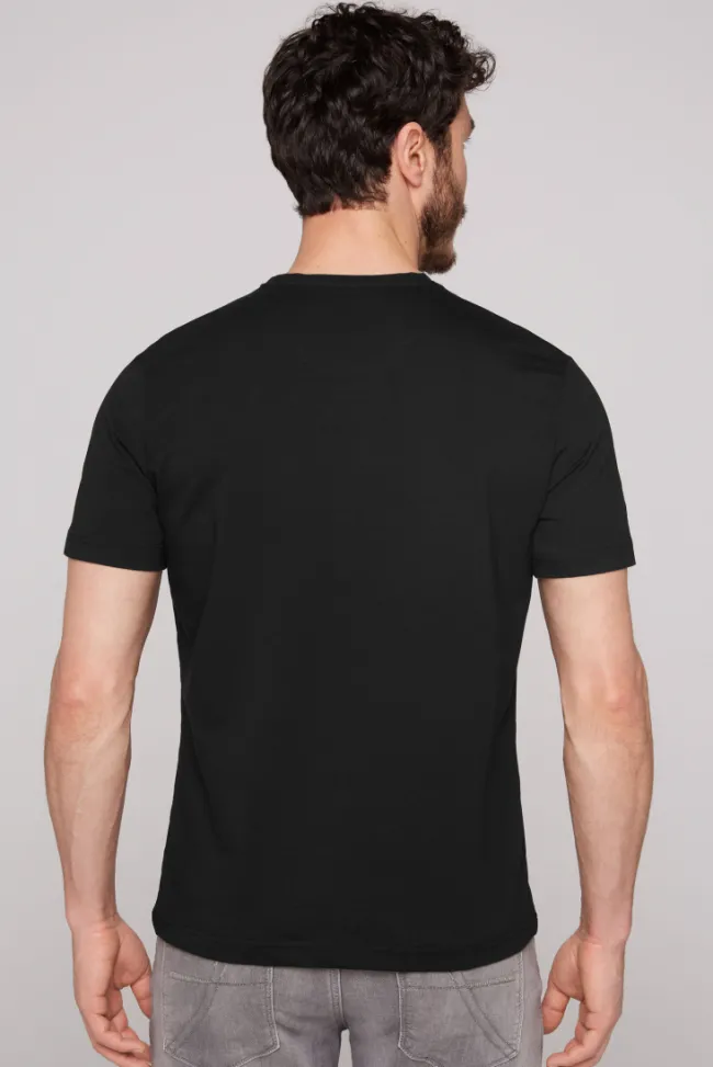 Herren CAMP DAVID & SOCCX Basic T-Shirt mit Rundhalsausschnitt, Doppelpack /