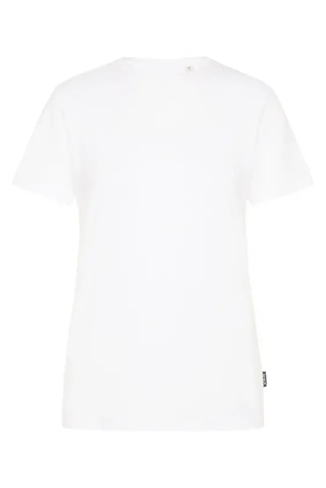 Damen CAMP DAVID & SOCCX Basic T-Shirt mit Rundhalsausschnitt