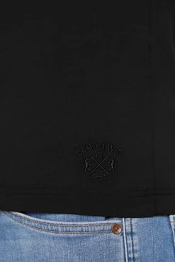 Herren CAMP DAVID & SOCCX Basic T-Shirt mit V-Neck, Doppelpack /