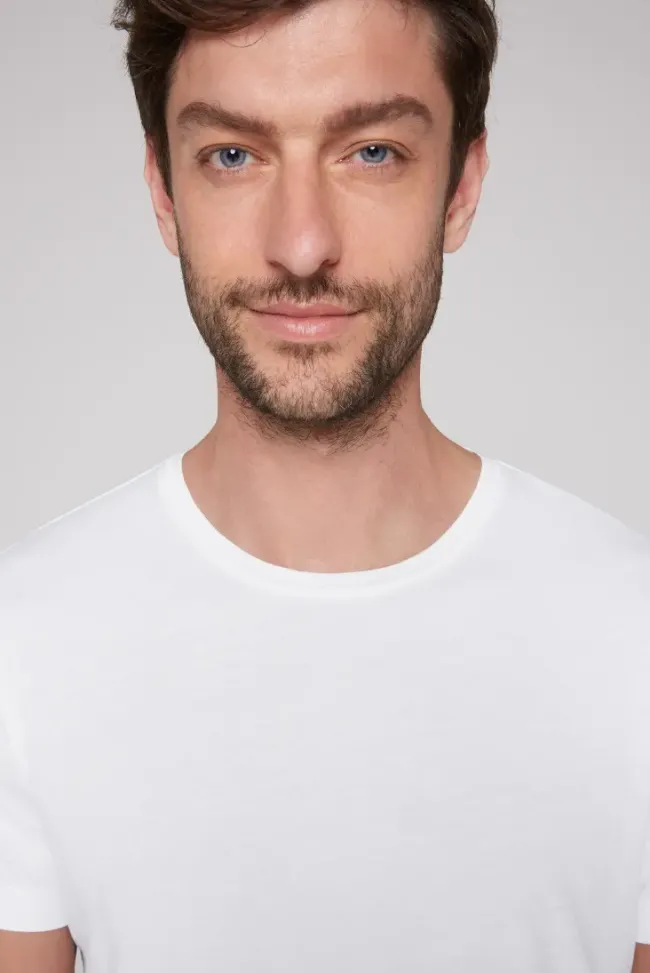 Herren CAMP DAVID & SOCCX Basic T-Shirt Rundhals 2er-Pack