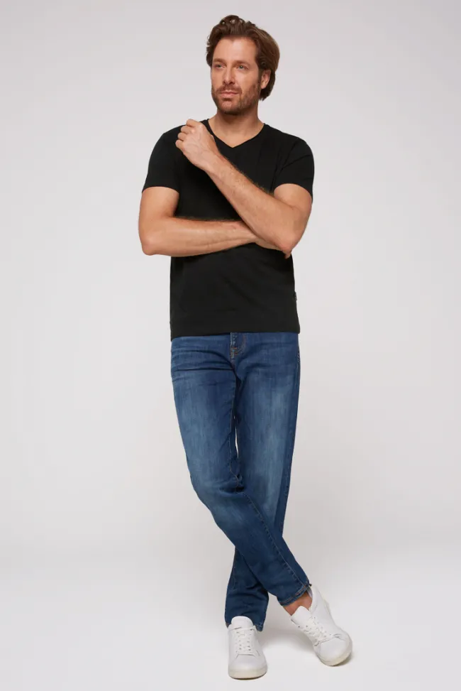 Herren CAMP DAVID & SOCCX Basic T-Shirt V-Neck 2er-Pack