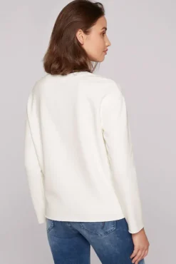 Damen CAMP DAVID & SOCCX Bonded Sweatshirt mit Glossy-Print