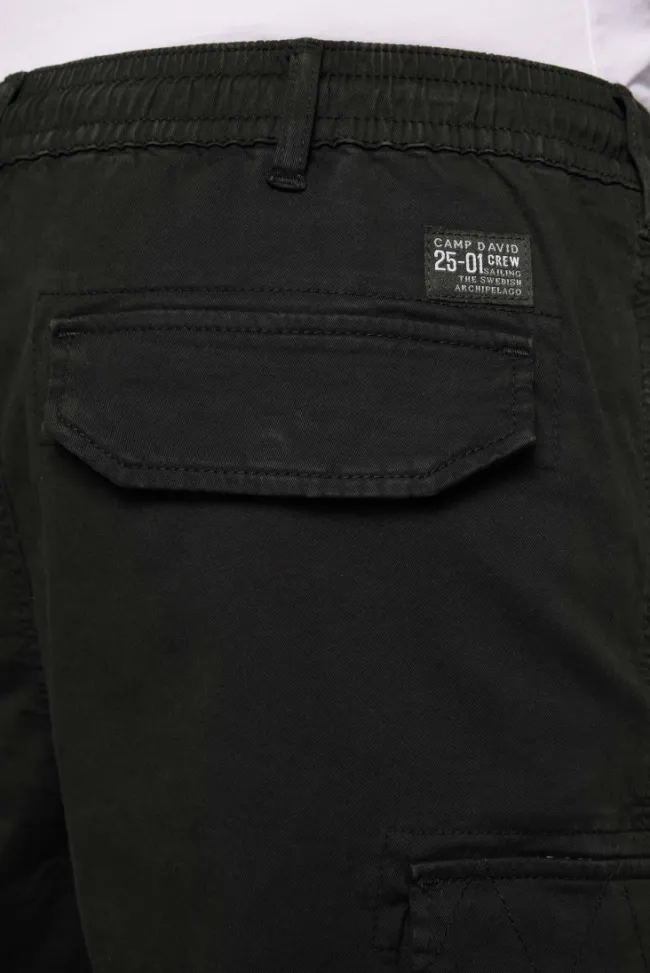 Herren CAMP DAVID & SOCCX Cargohose mit Klappentaschen