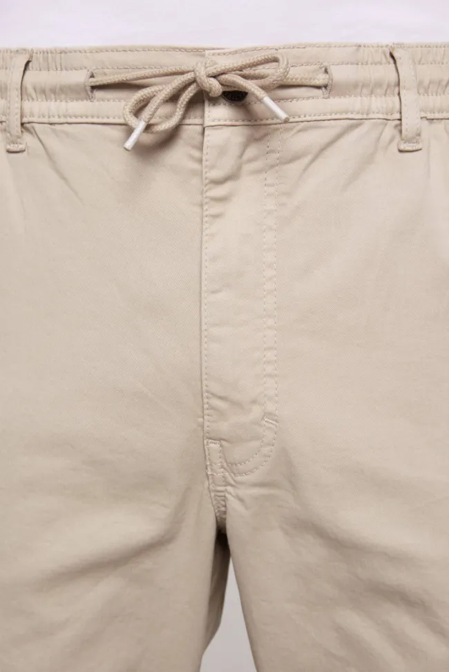Herren CAMP DAVID & SOCCX Cargohose mit Klappentaschen neutral beige