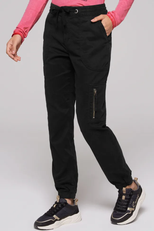 Damen CAMP DAVID & SOCCX Cargohose mit Print Artwork