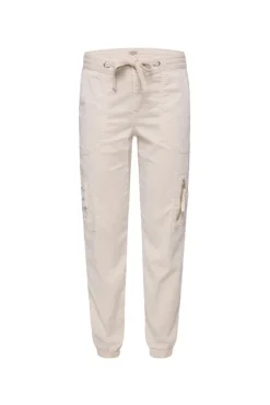 Damen CAMP DAVID & SOCCX Cargohose mit Print Artwork stone beige