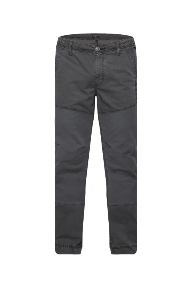 Herren CAMP DAVID & SOCCX Cargohose mit tonigen Canvas-Details