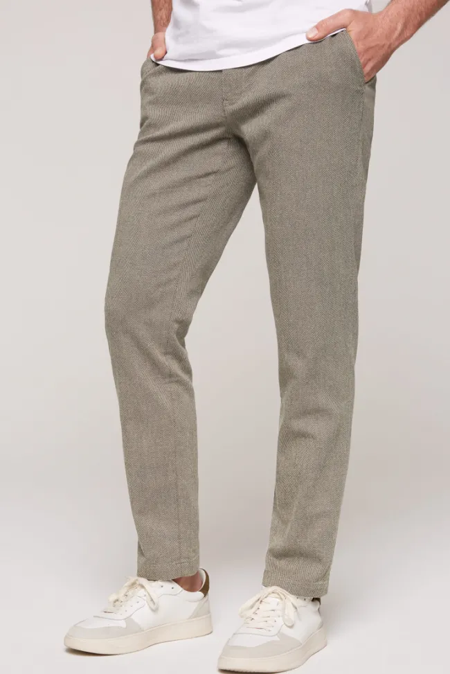 Herren CAMP DAVID & SOCCX Chinohose im Joggers Tapered Fit