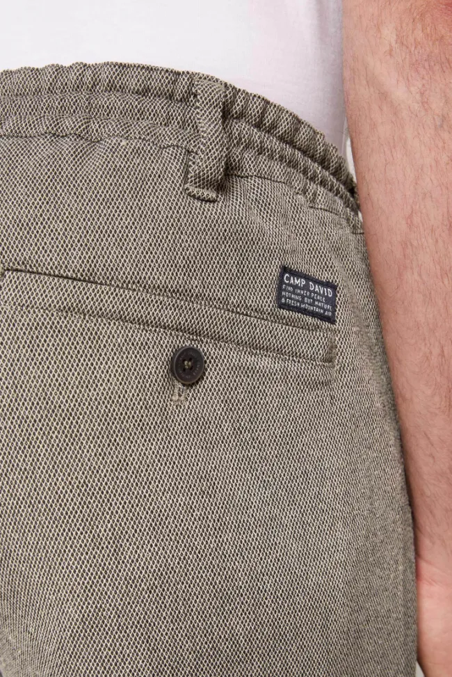 Herren CAMP DAVID & SOCCX Chinohose im Joggers Tapered Fit