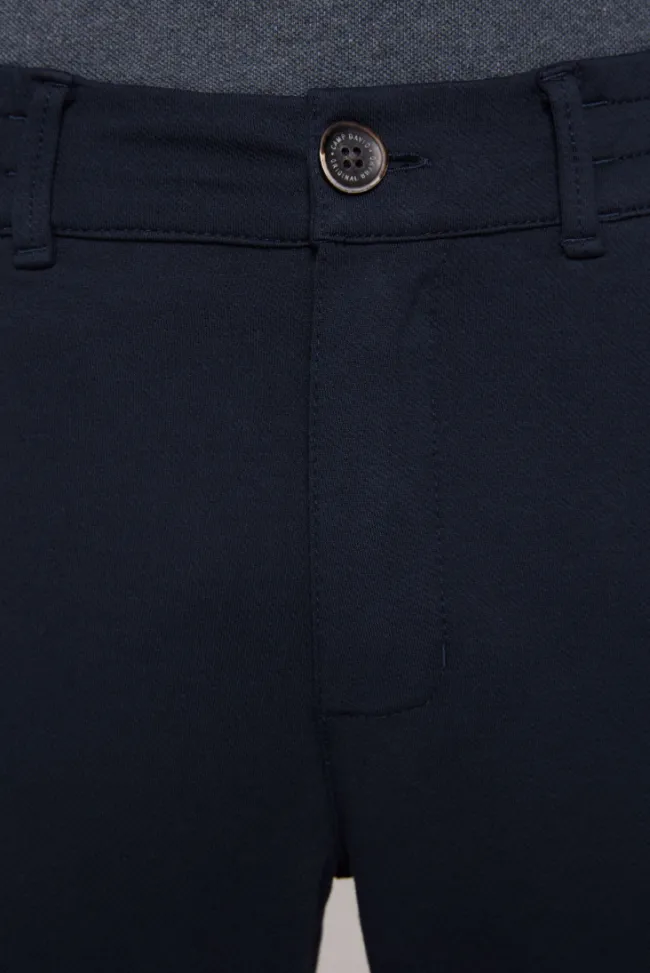 Herren CAMP DAVID & SOCCX Chinohose mit Jogger-Details blue navy