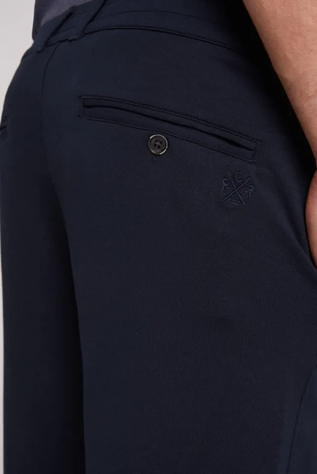 Herren CAMP DAVID & SOCCX Chinohose mit Jogger-Details blue navy