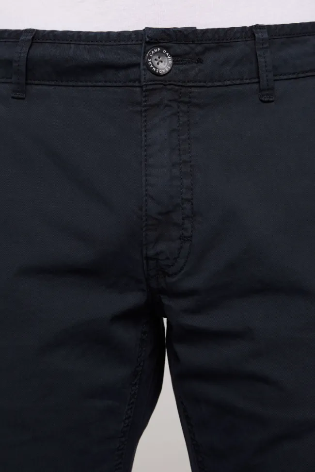 Herren CAMP DAVID & SOCCX Chinohose Stone Washed blue navy