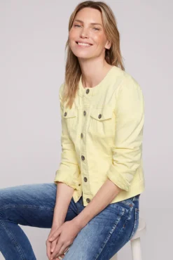Damen CAMP DAVID & SOCCX Coloured Jeansjacke JE:SSY faded yellow
