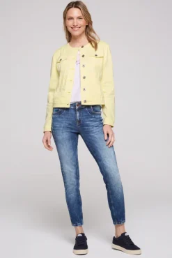 Damen CAMP DAVID & SOCCX Coloured Jeansjacke JE:SSY faded yellow