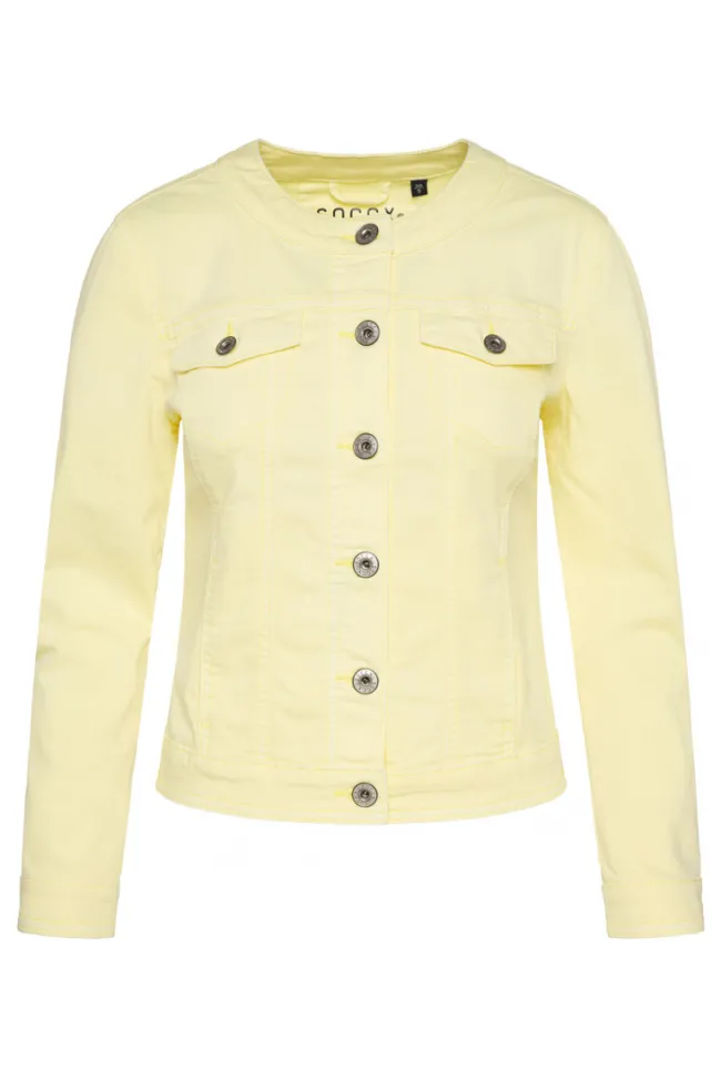 Damen CAMP DAVID & SOCCX Coloured Jeansjacke JE:SSY faded yellow