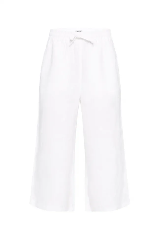 Damen CAMP DAVID & SOCCX Culotte aus Leinen mit Elastikbund