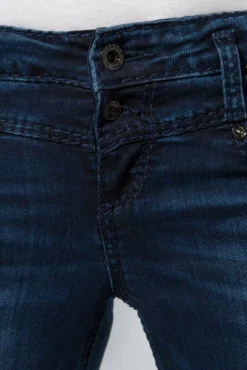 Damen CAMP DAVID & SOCCX Denim KA:RA Slim Fit blue black vintage