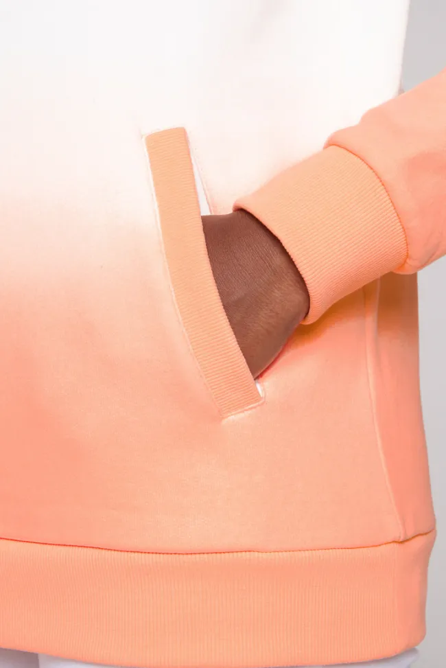 Damen CAMP DAVID & SOCCX Dip Dye Hoodie mit Logo Print