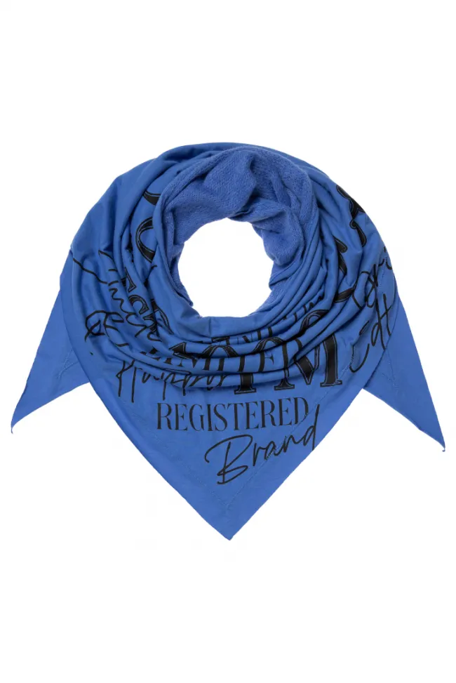 Damen CAMP DAVID & SOCCX Dreieckstuch im Materialmix mit Artwork