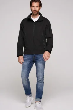 Herren CAMP DAVID & SOCCX Funktionsjacke mit Kapuze und Tapes