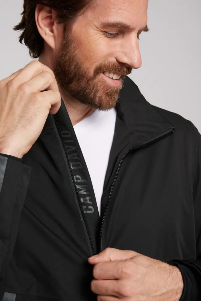 Herren CAMP DAVID & SOCCX Funktionsjacke mit Kapuze und Tapes
