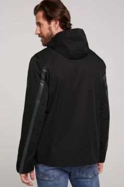 Herren CAMP DAVID & SOCCX Funktionsjacke mit Kapuze und Tapes
