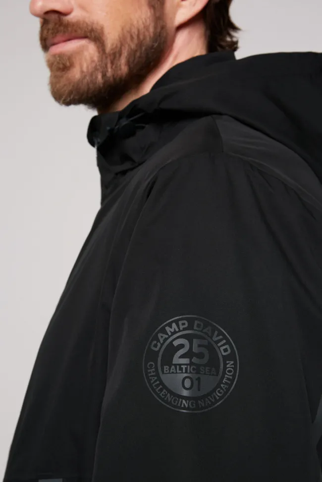 Herren CAMP DAVID & SOCCX Funktionsjacke mit Kapuze und Tapes