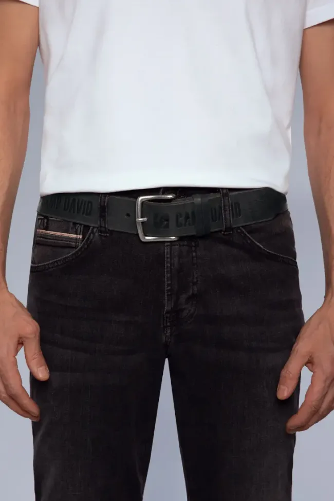 Herren CAMP DAVID & SOCCX Gürtel mit Used-Optik