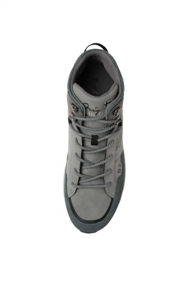 Herren CAMP DAVID & SOCCX High Top Hiking Sneaker mit Logo Artworks deep forest