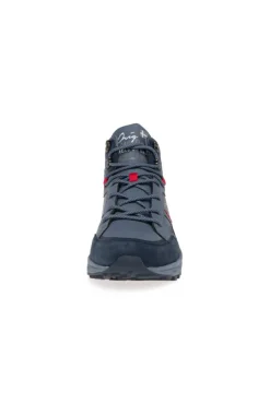 Herren CAMP DAVID & SOCCX High Top Hiking Sneaker mit Logo Artworks nordic blue
