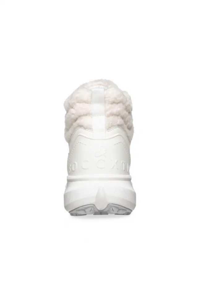 Damen CAMP DAVID & SOCCX High Top Sneaker mit Kunstfell-Details
