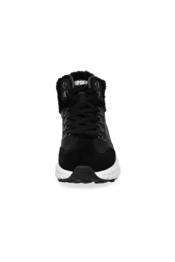 Damen CAMP DAVID & SOCCX High Top Sneaker mit Kunstfell-Details