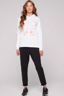 Damen CAMP DAVID & SOCCX Hoodie aus Interlock mit Artwork und Tapes