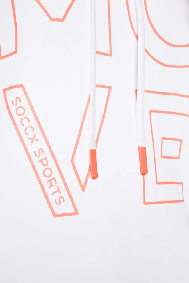 Damen CAMP DAVID & SOCCX Hoodie aus Interlock mit Artwork und Tapes