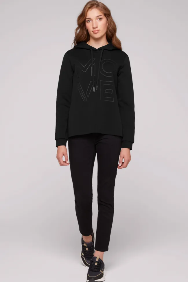 Damen CAMP DAVID & SOCCX Hoodie aus Interlock mit Artwork und Tapes
