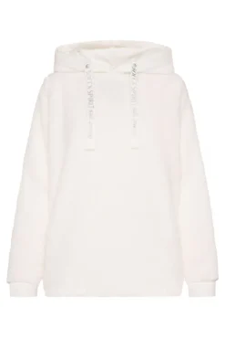 Damen CAMP DAVID & SOCCX Hoodie aus Teddyplüsch mit Sweatkapuze