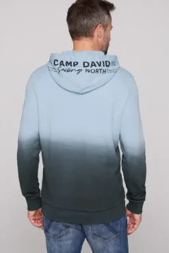 Herren CAMP DAVID & SOCCX Hoodie Dip Dye mit Artworks