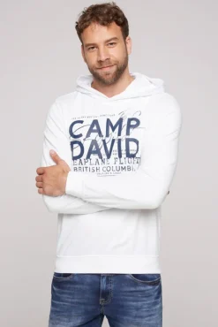 Herren CAMP DAVID & SOCCX Hoodie mit Label Print