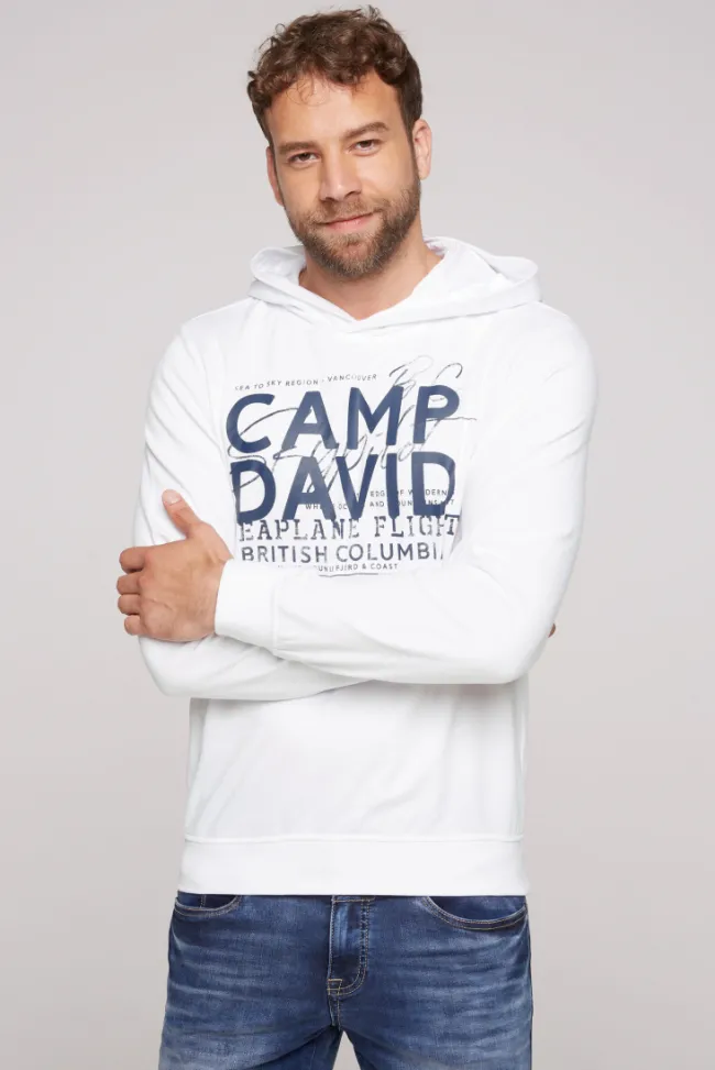 Herren CAMP DAVID & SOCCX Hoodie mit Label Print